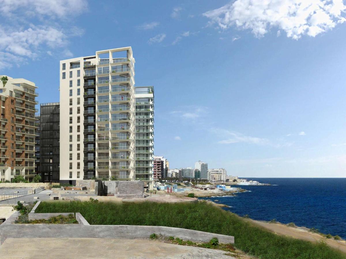 Luxurious Apt With Ocean Views And Pool In Tigne Point Sliema Esterno foto